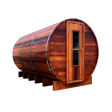 Northern Lights 12 foot Cedar Barrel Sauna with Change Room