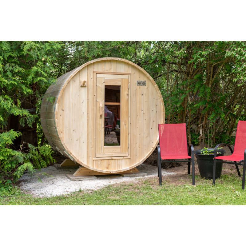 Dundalk LeisureCraft Harmony 6' Barrel Sauna