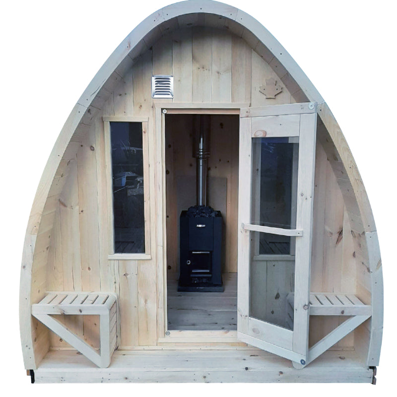 True North Saunas - Outdoor Pod Sauna — My Backyard Lodge