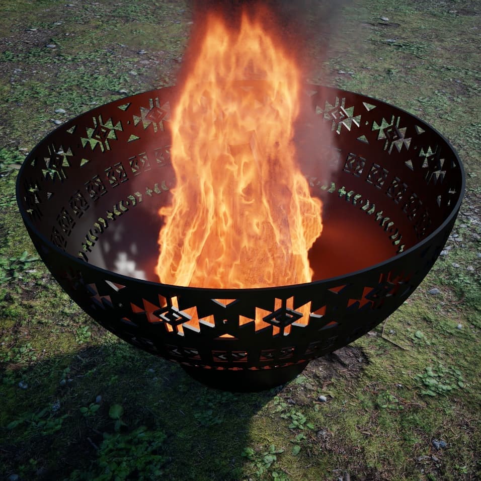 Aztec Fire Pit — My Backyard Lodge