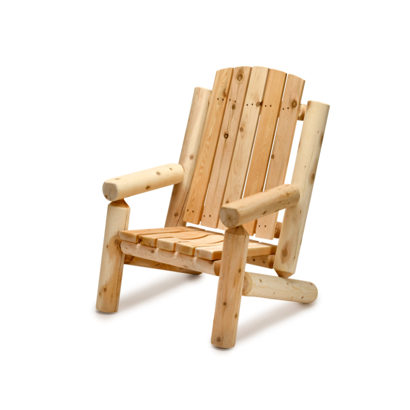 Cedar Log Adirondack Chair My Backyard Lodge   CT2144Chair 1200x1200 