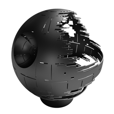 Deathstar Fire Pin with black finish.