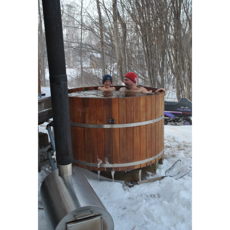Northern Lights Classic Cedar Hot Tub - Wood Fired
