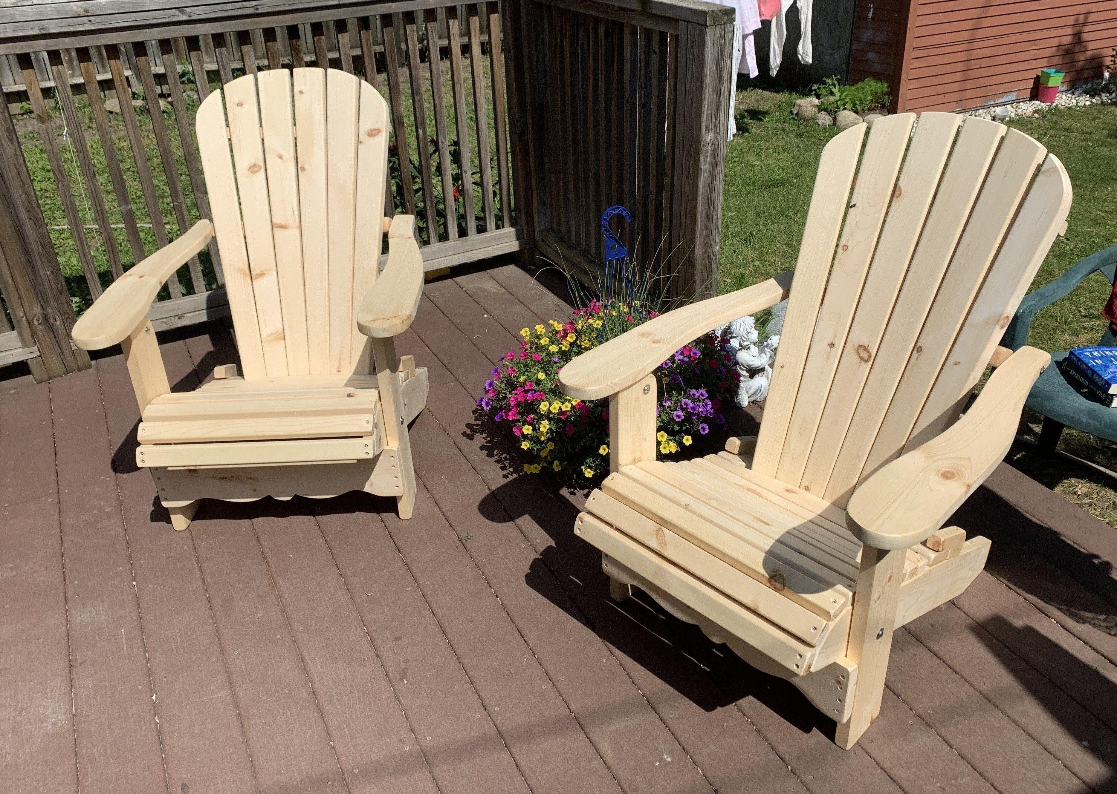 Classic Folding Adirondack Chair Kit