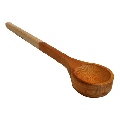 Beautiful Carved Cedar Ladle