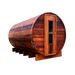 Northern Lights 12 foot Cedar Barrel Sauna with Change Room 