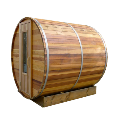 Northern Lights Red Cedar Barrel Sauna