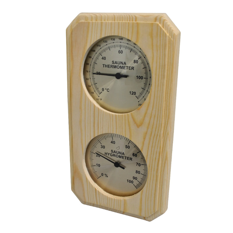 Sauna Thermometer and Hygrometer - Vertical