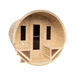 True North Sauna Barrel Sauna with 2 foot porch and 2 windows